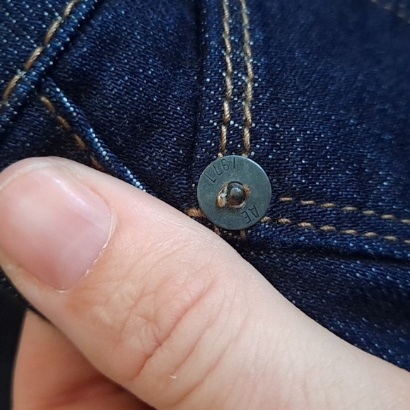 American Eagle Dark Wash Jeans 18x29 - Picture 4 of 8